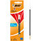 BIC 4 Colours Original Nachfüllminen, mittlere Spitze, Rot, 2er Pack