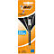 BIC 4 Colours Original Nachfüllminen, mittlere Spitze, Schwarz, 2er Pack