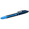 BIC 4 Colours Smooth Vierfarbkugelschreiber mit 40 % weicherer Tinte, 1 Stück im Blister, Schaftfarbe Drop-Blau