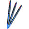 BIC 4 Colours Smooth Vierfarbkugelschreiber mit 40 % weicherer Tinte, 1 Stück im Blister, Schaftfarbe Drop-Blau