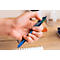 BIC 4 Colours Smooth Vierfarbkugelschreiber mit 40 % weicherer Tinte, 1 Stück im Blister, Schaftfarbe Drop-Blau