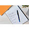 BIC 4 Colours Smooth Vierfarbkugelschreiber mit 40 % weicherer Tinte, 1 Stück im Blister, Schaftfarbe Drop-Blau