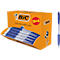 BIC Atlantis Classic Stylo à bille rétractable à pointe moyenne, bleu, paquet avantage de 36 pièces