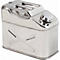 Bidon de stockage et de transport, acier inoxydable 1.4301 poli, 10 l, L 170 x P 340 x H 280 mm, bouchon à vis, valve de ventilation