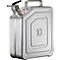 Bidon doseur, acier inoxydable 1.4301, 10 litres, L 130 x P 280 x H 380 mm, dispositif rotatif de dosage fin, ventilation