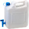 Bidons d'eau ECO, avec robinet, 10 L, nature