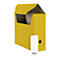 Biella boîte d'archive à monter A4, jaune, 10 pièces