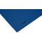 Papier bleu en biais avec le logo "Biella". Plusieurs couches sont visibles.