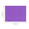 Un dossier violet avec des dimensions. La hauteur est de 243 mm, la largeur de 320 mm.