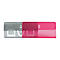 Biella manchon transparent pour dossiers suspendus, rose, 25 pièces