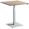 Bijzettafel FLEXXAS - elektrisch in hoogte verstelbaar - ergonomisch - B 800 x H 635-1285 mm - eiken decor- ons merk Schäfer Shop Select