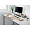Bildschirmerhöhung sigel® smartstyle, bis 5 kg, mit Qi-Ladefunktion + 2 x USB 2.0, Kunststoff/Acryl, Metallic-Holz-Optik