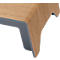 Bildschirmerhöhung sigel® smartstyle, bis 5 kg, ohne Qi-Ladefunktion, Kunststoff/Acryl, Metallic-Holz-Optik