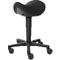 Bimos Sattelhocker, Sattelsitz, 3D-Sitzdynamik, Sitzhöhe 540-800 mm, Universalrollen Ø 65 mm, schwarz