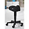 Bimos Sattelhocker, Sattelsitz, 3D-Sitzdynamik, Sitzhöhe 540-800 mm, Universalrollen Ø 65 mm, schwarz