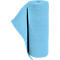 Light blue perforated roll paper, partially unrolled, showing a texture.