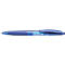 Biros Schneider Suprimo, couleur d'écriture bleue, largeur de trait M, pointe en acier inoxydable, grip caoutchouté, 20 pièces, bleu