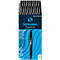 Biros Schneider Suprimo, couleur d'écriture noire, largeur de trait M, pointe en acier inoxydable, grip caoutchouté, 20 pièces, noir