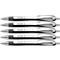 Biros Slider Rave, wit-zwart, 5 stuks