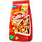 Sac rouge de Saltletts Cocktail Mix. La fenêtre montre un mélange de collations. Texte : 'avec sel de mer', 'NEW SIZE', Nutri-Score.