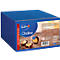 Blue box of cookies. It says Bahlsen Choline. Three pieces of cookies with filling are shown.