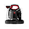 Schwarzes und rotes Bissell-Reinigungssystem mit Griff. Aufschrift: MultiClean Spot & Stain.
