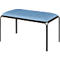 Bistrobank, zitting blauw fluweel