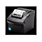 Schwarzer Belegdrucker mit Bon, Barcode und ENERGY STAR Logo. Der Drucker ist im Detail zu sehen.