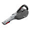 Grauer Black+Decker Akku-Handstaubsauger Dustbuster auf weißem Hintergrund.