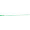 Green cable tie, detail shot.