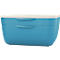Bloc à tiroirs Leitz® Cosy, sécurité alimentaire, pour A4 et A5, 2 tiroirs, avec pieds en caoutchouc, L 251 x P 275 x H 143 mm, bleu