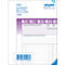 Bloc combi Oneco, A6, violet/blanc, 5 blocs