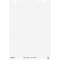 Bloc de papier pour tableau à feuilles mobiles Herlitz, vierge, perforation à 6 trous, L 650 x H 980 mm, papier blanc, lot de 5 blocs de 20 feuilles chacun