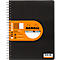 Bloc de recharge pour ExaBook, DIN A4+, 80 feuilles, 90 g/m², double spirale, ligné, avec marge et cadre