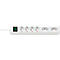 Bloc multiprise avec interrupteur Swiss-Line, 6 prises 4 + 2
