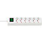 Bloc multiprise avec interrupteur Swiss-Line, 6 prises