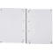 Bloc-notes collège Oxford Recycling, 80 feuilles, DIN A4+, 90 g/m², 4 perforations, reliure à spirales, OPTIK PAPER®, microperforé, ligné, marge gauche, bleu