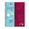 Bloc-notes collège Oxford TOUCH European Book, DIN A4+, quadrillé, Optik Paper®, reliure double spirale, avec tableau blanc, baie