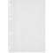 Bloc-notes collégial LANDRÉ Recycling, 80 feuilles, DIN A4+, 70 g/m², 4 perforations, reliure à spirales, OPTIK PAPER®, quadrillé, marge gauche, multicolore