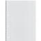 Page vierge d'un bloc-notes à spirale ligné avec des perforations sur le côté.