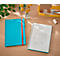 Bloc-notes Leitz Cosy, DIN B5, quadrillé, reliure spirale, papier 100 g/m², 80 feuilles, bleu
