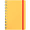Bloc-notes Leitz Cosy, DIN B5, quadrillé, reliure spirale, papier 100 g/m², 80 feuilles, jaune