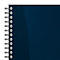 Bloc-notes Oxford Essentials Task Manager, 115 feuilles, 141x246mm, Optik Paper®, reliure double spirale, bleu marine