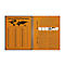 Bloc-notes Oxford International Activebook, 80 pages, DIN A5+, quadrillé, 10 trous, marge à gauche, Optik Paper®, reliure à double spirale 