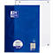 Bloc-notes OXFORD School DIN A4+, 80 pages, quadrillé, marge gauche, bleu
