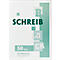 Bloc-notes, papier recyclé format A4, 50 feuilles, 5 p.