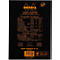 Bloc-notes Rhodia No.16, DIN A5, 80 feuilles, agrafé, dos cartonné, 80 g/m², ligné, avec marge, noir