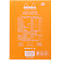 Bloc-notes Rhodia No.16, DIN A5, 80 feuilles, agrafé, dos cartonné, 80 g/m², pointillé, orange