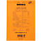 Bloc-notes Rhodia No.16, DIN A5, 80 feuilles, agrafé, dos cartonné, 80 g/m², quadrillé, orange