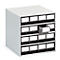 Bloc-tiroir 1640 TRESTON, 16 tiroirs, P 400 mm, gris